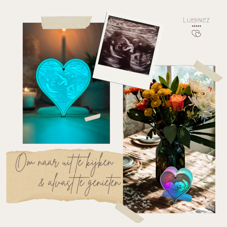 Gepersonaliseerd Cadeau Echo Kraamcadeau Babyshower Luminez